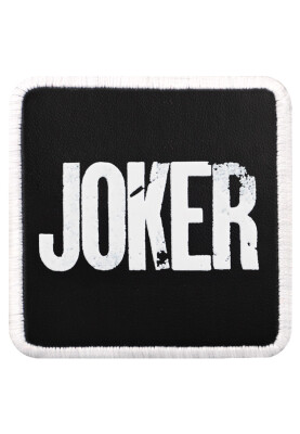 Dogo - Unisex Black Removable Hat Patch- Joker Design