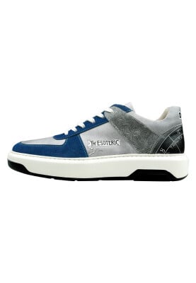 Dogo - Erkek Vegan Deri Gri Sneakers - Esoteric Tasarım