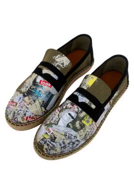 Dogo - Erkek Vegan Yeşil Espadril - Apollo Tasarım