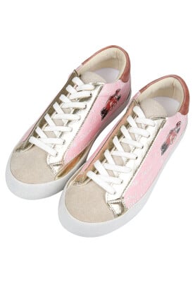 Femme Cuir Vegan Rose Baskets - Peak Motif - Thumbnail (1)