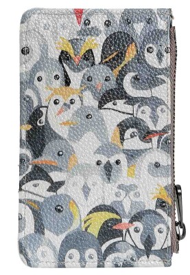 Dogo - Femme Gris Portefeuille - Penguins Motif