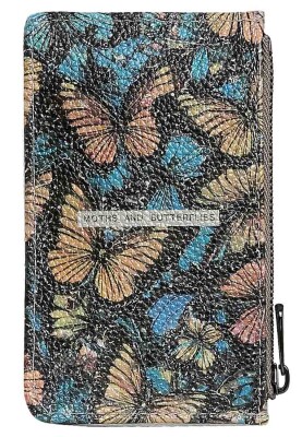 Dogo - Kadın Beyaz Cüzdan - Moths and Butterflies Tasarım