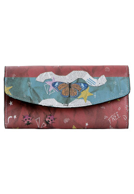 Dogo - Kadın Çok Renkli Cüzdan - Paper Animals Tasarım