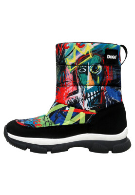 Kadın Vegan Çok Renkli Bot - The Weekend is Over Tasarım - Thumbnail (1)