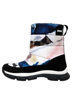 Kadın Vegan Çok Renkli Bot - Snow and Ink Tasarım - Thumbnail (1)