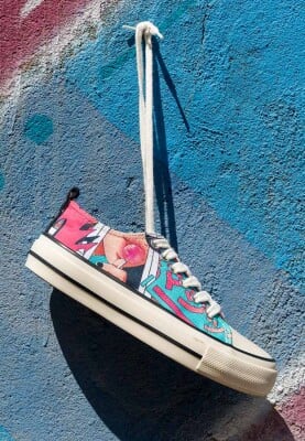 Dogo - Kadın Vegan Çok Renkli Sneakers - Lollipop Riot Tasarım