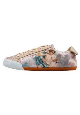 Dogo - Kadın Vegan Deri Bej Sneakers - Angel's Dream Tasarım