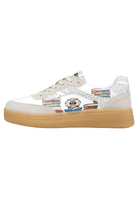 Dogo - Kadın Vegan Deri Beyaz Sneakers - The Wise Owl Tasarım