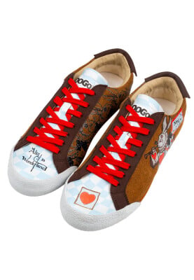 Dogo - Kadın Vegan Deri Çok Renkli Sneakers - Alice in Nowhere Tasarım