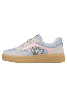 Dogo - Kadın Vegan Deri Mavi Sneakers - Break the Silence Tasarım