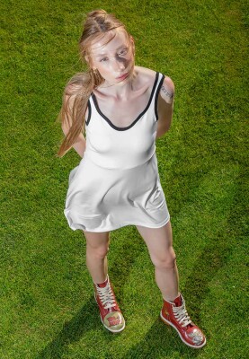 Kadın Vegan Deri Turuncu Uzun Bot - Warner Bros Tom ve Jerry Tasarım - Thumbnail (1)