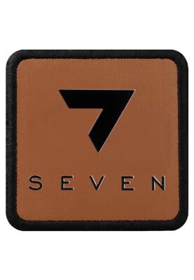 Dogo - Unisex Kahverengi Değiştirilebilir Şapka Sticker- Number 7 Tasarım