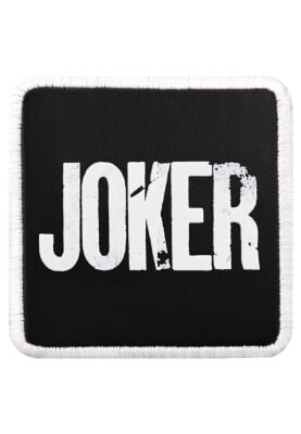 Dogo - Unisex Siyah Değiştirilebilir Şapka Sticker- Joker Tasarım