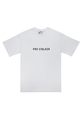 Dogo - Unisex Vegan Blanc T-Shirt - Pro Stalker Motif