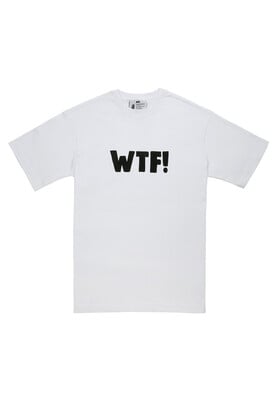Dogo - Unisex Vegan Blanc T-Shirt - WTF Motif