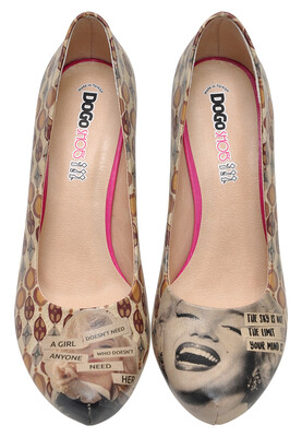 Pompa Donna DOGO Con Tacco Alto - Pelle Sintetica, Tacco Stiletto, Made In Turchia - Foto 4