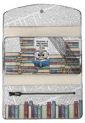 Women Beige Wallet - The Wise Owl Design - Thumbnail (1)