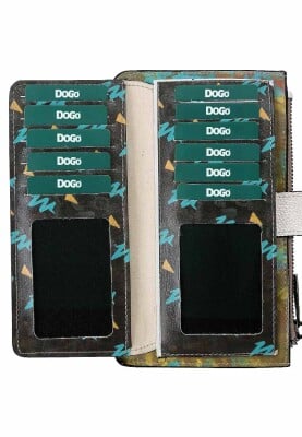 Women Black Wallet - Dynamic Spirit Design - Thumbnail (1)