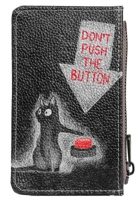 Dogo - Women Black Wallet - Agent of Chaos Design