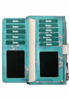 Women Green Wallet - Koala Hug Design - Thumbnail (1)