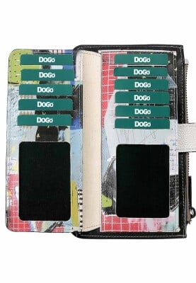 Women Multicolor Wallet - The Nice Mice Design - Thumbnail (1)