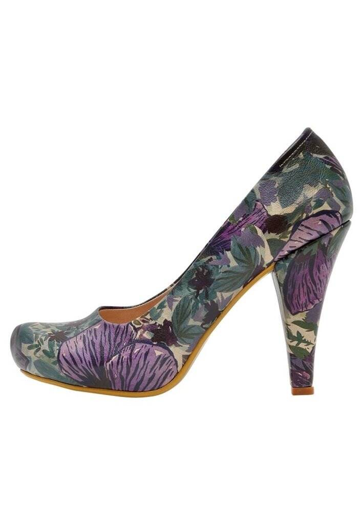 Purple on sale multicolor heels