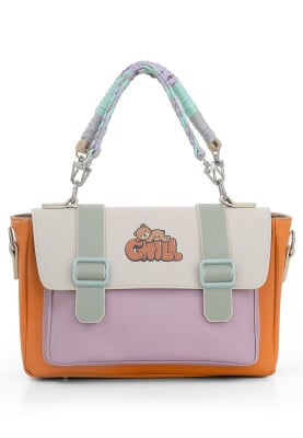 Dogo - Women Vegan Leather Orange Purse - Chill Design