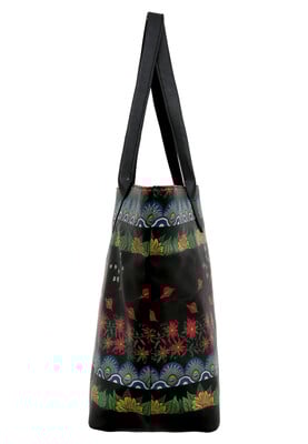 Women Vegan Leather Multicolor Shoulder Bag - FKL Te Amo Design - Thumbnail (1)