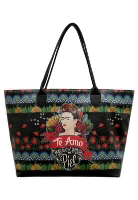 Dogo - Women Vegan Leather Multicolor Shoulder Bag - FKL Te Amo Design