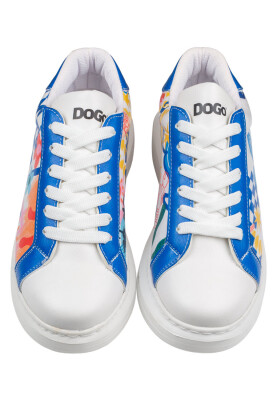 Women Vegan Leather White Sneakers - Azur Design - Thumbnail (1)