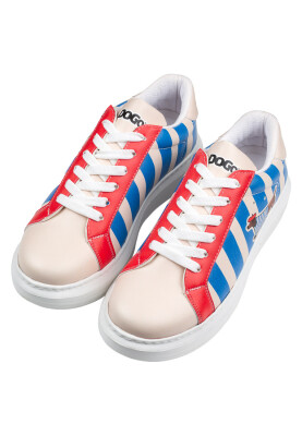 Dogo - Women Vegan Leather White Sneakers - Mon Amour Design