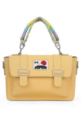 Dogo - Women Vegan Leather Yellow Purse - Japan Design