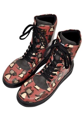 Women Combat Boots Handmade by Best Turkish Shoe Manufacturer. Vegan Shoes DOGO Scout Pledge Future Boots